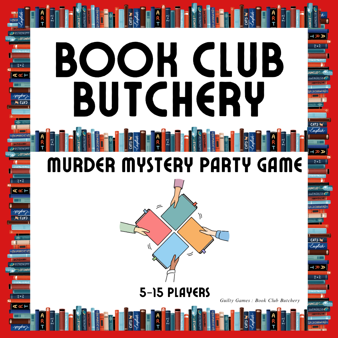 Book Club Butchery Murder Mystery Game – Guilty Games