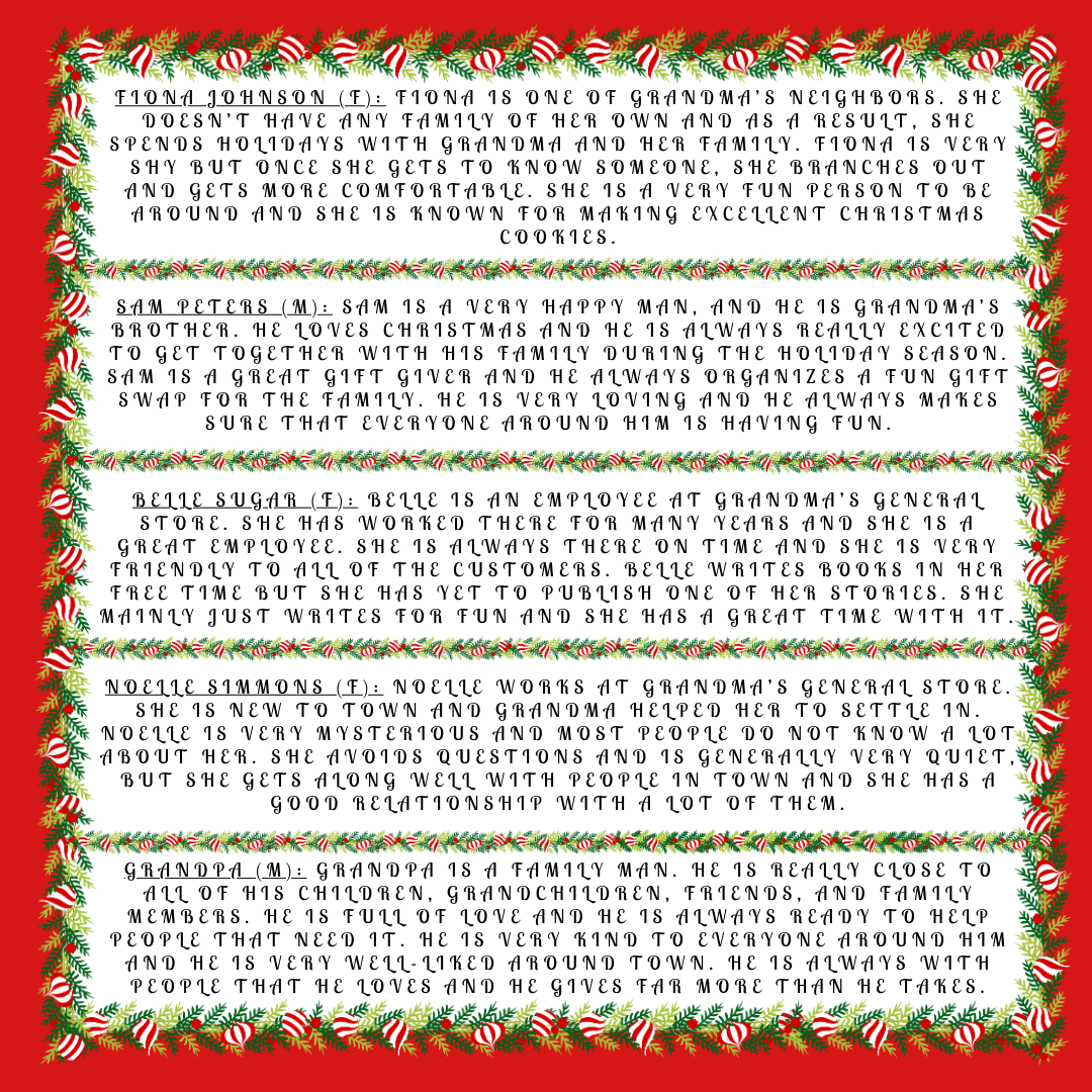 Grandma Got Run Over by a Reindeer Murder Mystery Party Game - digital files delivered via email - Guilty Games