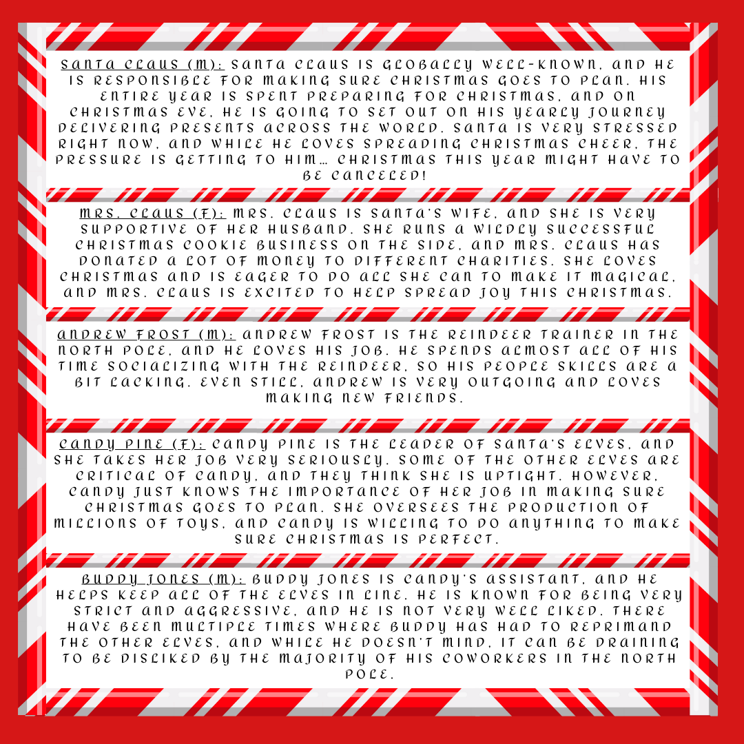 Christmas at the North Pole Murder Mystery Party Game, Family-friendly Christmas Activities - digital files delivered via email - Guilty Games