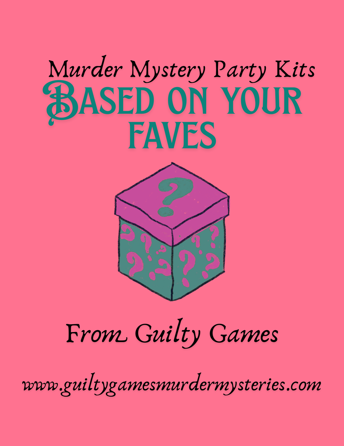 Murder Mystery Kits Based on Your Faves