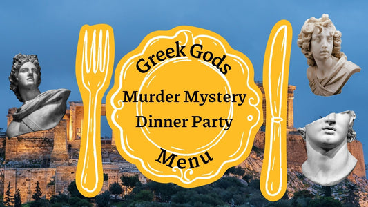 Greek Gods Murder Mystery Dinner Party Menu