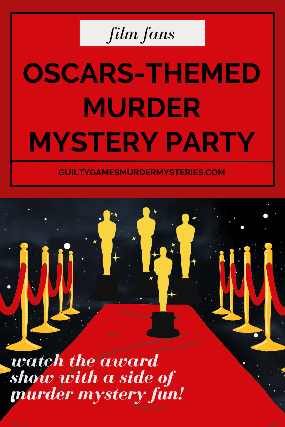 Oscars-Themed Murder Mystery Party 🎬