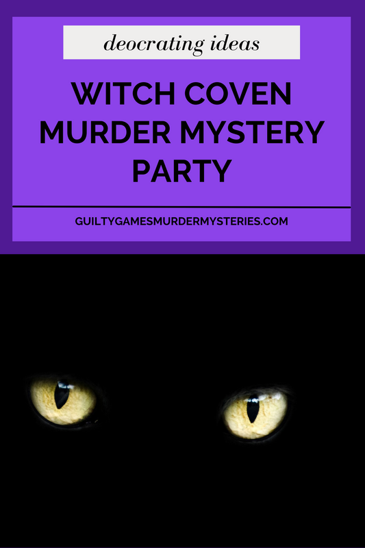 Decorating Ideas: Witch Coven Murder Mystery Party from Guilty Games