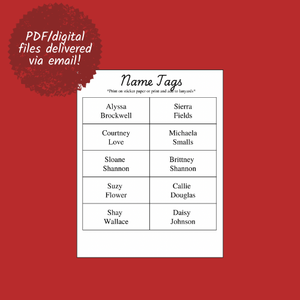Name Tags