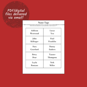 Name Tags